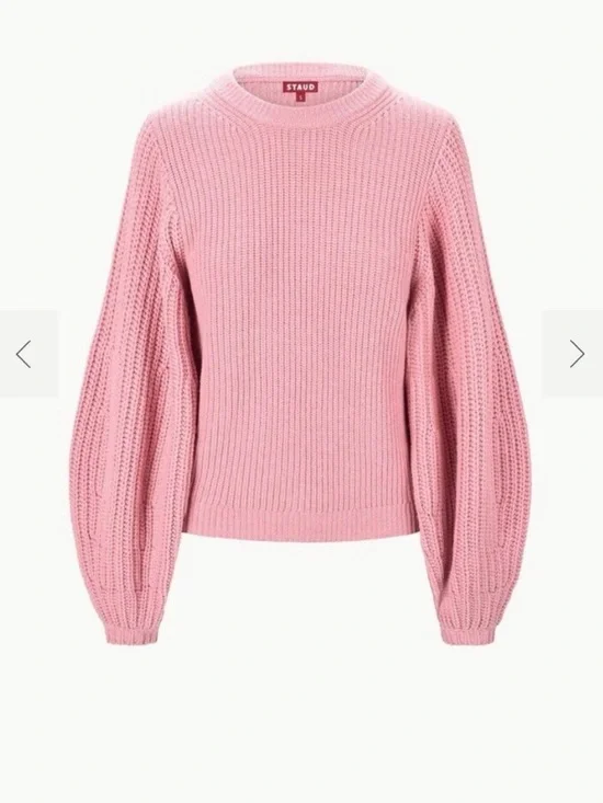 STAUD Pink Aura Wool Sweater - Picture 5 of 5